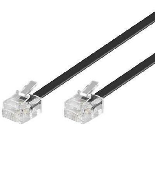 Immagine di Cavo telefonico RJ11 Modulare 6P4C 2 mt
